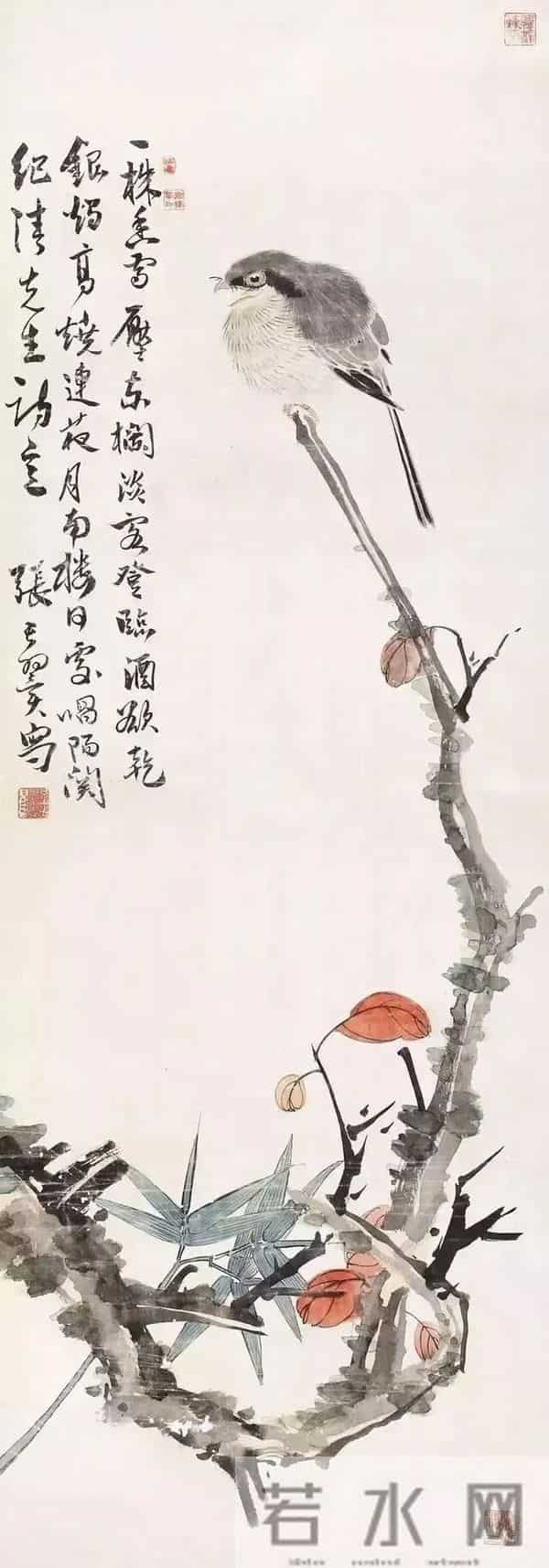 张其翼：笔下鸟鸣花开，近代花鸟画的天纵之才