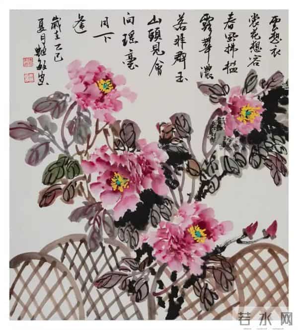 山东画家陈艳敏的牡丹情恋