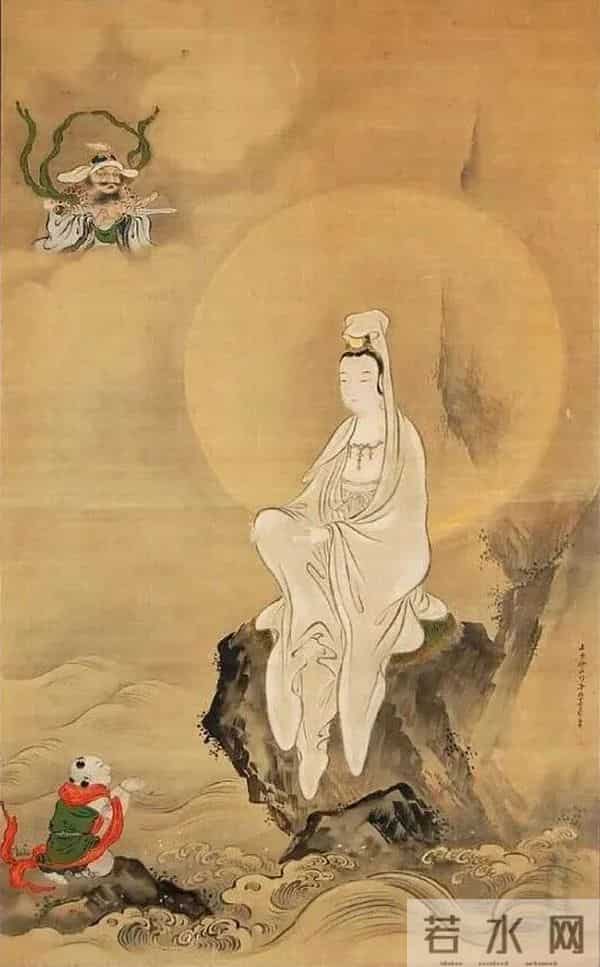 千江有水千江月，世界各大博物馆收藏的水月观音画像