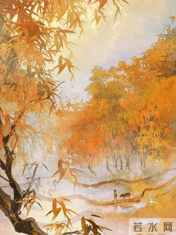 桃源定在深处，涧水浮来落花。25句人间绝艳诗词，读之令人忘俗