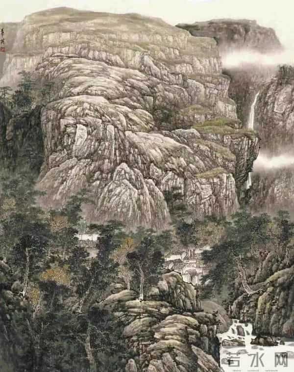 孙华英山水画作品欣赏