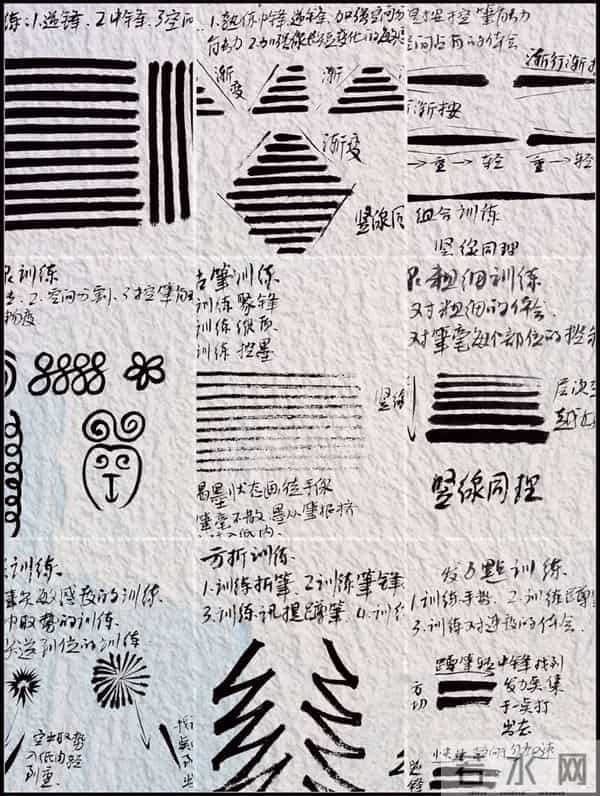 18张书法控笔素材，每日一练轻松提升