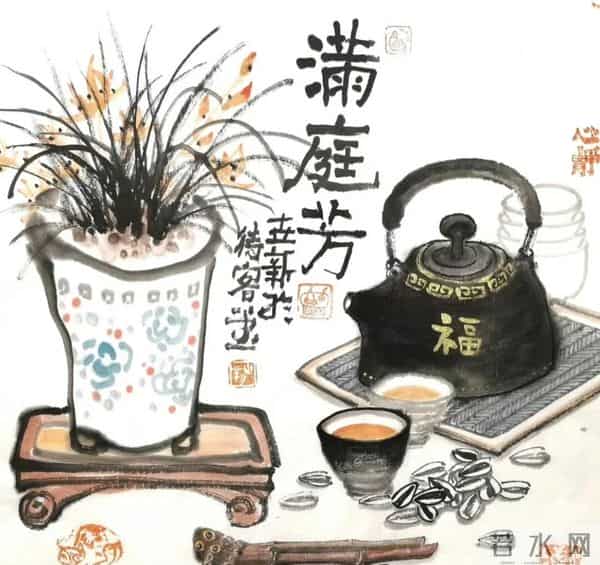 邵世新的这些国画小品，生活味十足！