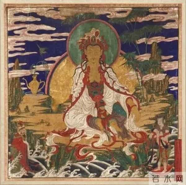 千江有水千江月，世界各大博物馆收藏的水月观音画像