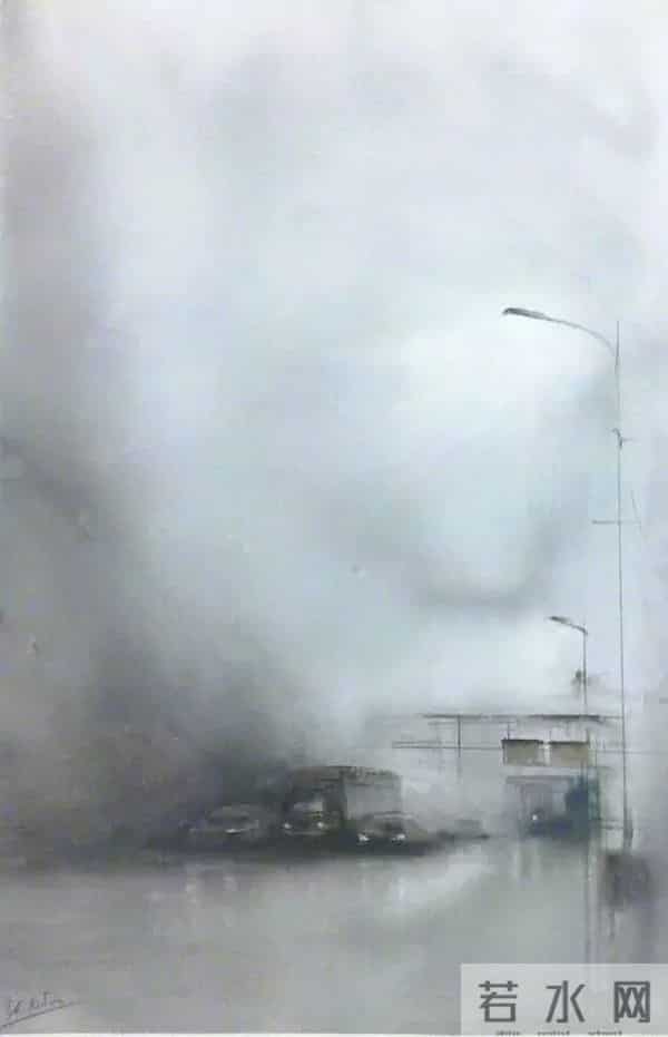 探寻Aitor Renteria水彩中的朦胧之美