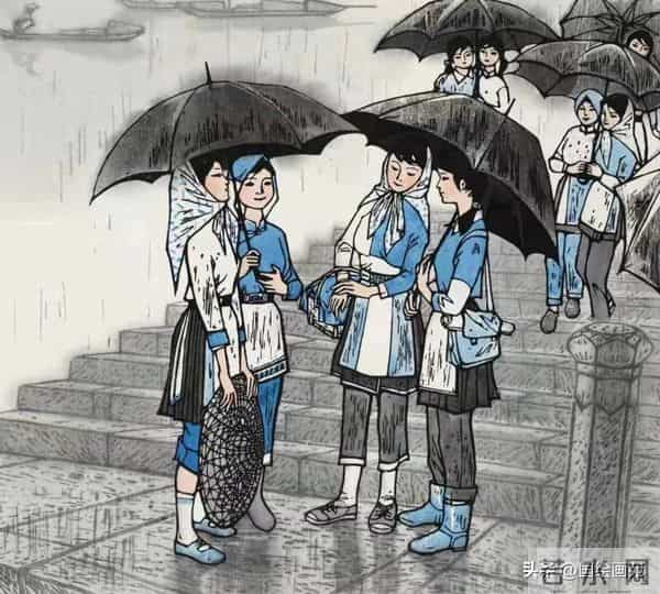 杨明义版画上的江南水乡，好美呀！