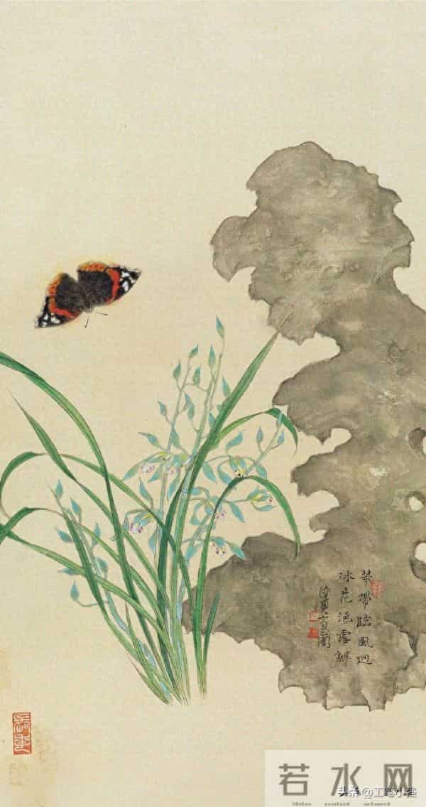 兰心写韵，笔墨铸魂 —— 陈佩秋 花卉四君子兰花欣赏