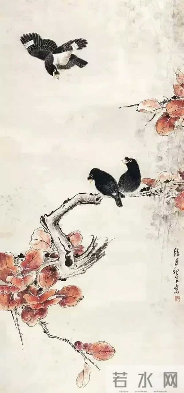 张其翼：笔下鸟鸣花开，近代花鸟画的天纵之才