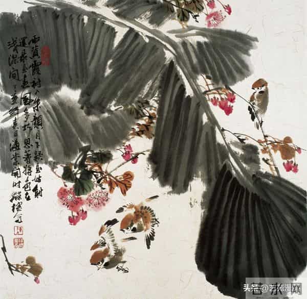 不愧是王雪涛的得意弟子，陈葆棣的花鸟差点儿撵上师父！