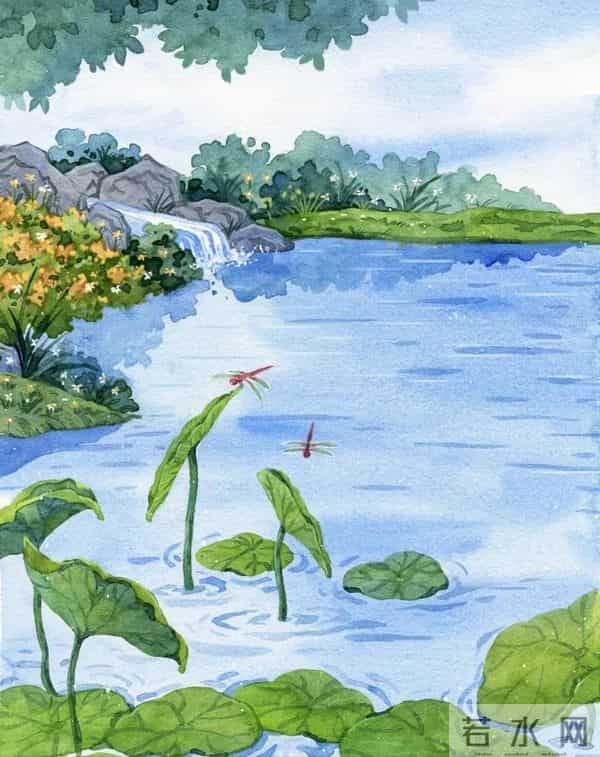 桃源定在深处，涧水浮来落花。25句人间绝艳诗词，读之令人忘俗