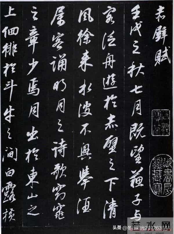 同体异韵：赵孟頫行书结构与历代名家的对比解析