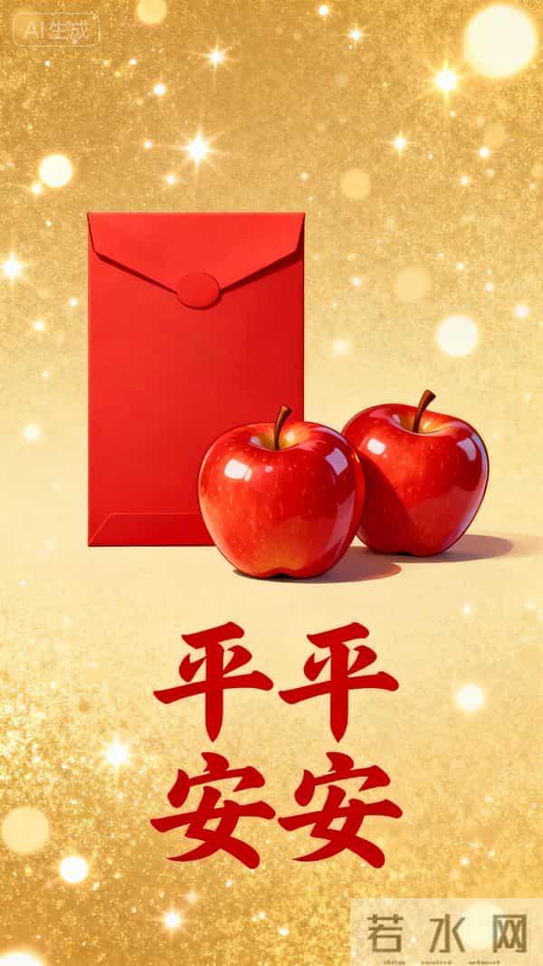 高清手机壁纸｜平安长作伴，幸福永相驻（“苹”安如意）