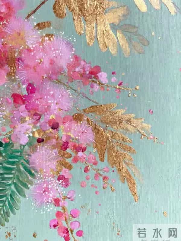 染得朝霞一缕丹,高标谁共仰头看 花当六月盈盈拂,叶合三更密密攒