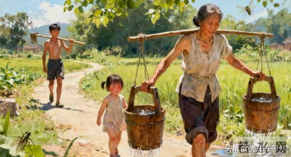 70年，我帮邻居寡妇挑水三年，她却在我参军前夜把我叫进了房。