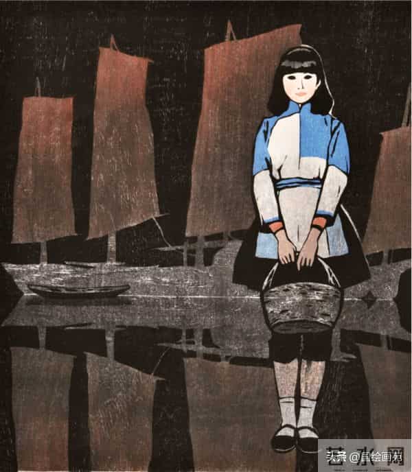 杨明义版画上的江南水乡，好美呀！