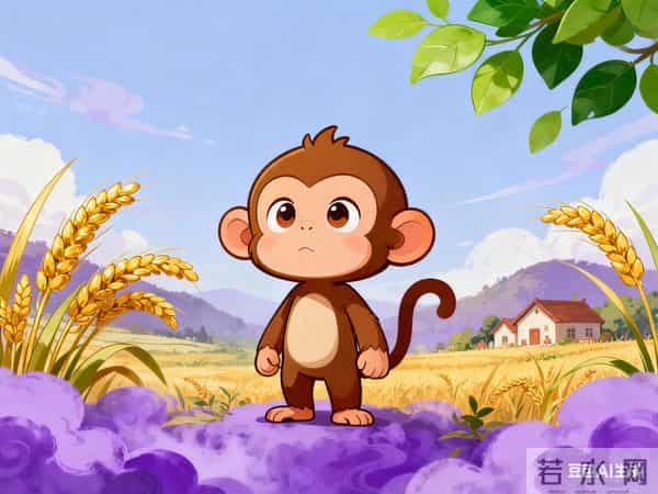 属猴事业守得住辛苦，紫色东来，换得来福气，事业生活双丰收