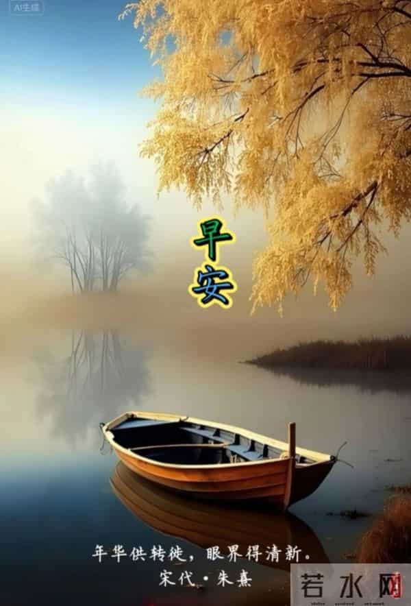 早安山水，一舟一境皆温柔