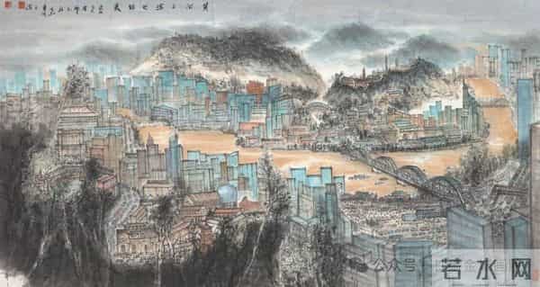 “金城诗画”中国山水画作品展三等奖作品在线欣赏