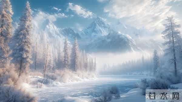 踏雪而行，霜雪漫巷。落叶辞枝，岁月留痕。时光印记霜雪人生哲思