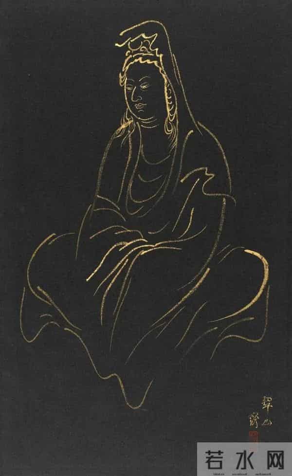 千江有水千江月，世界各大博物馆收藏的水月观音画像