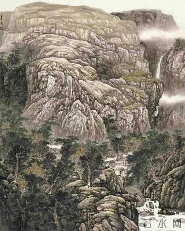 孙华英山水画作品欣赏