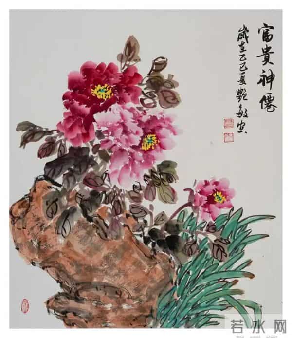 山东画家陈艳敏的牡丹情恋