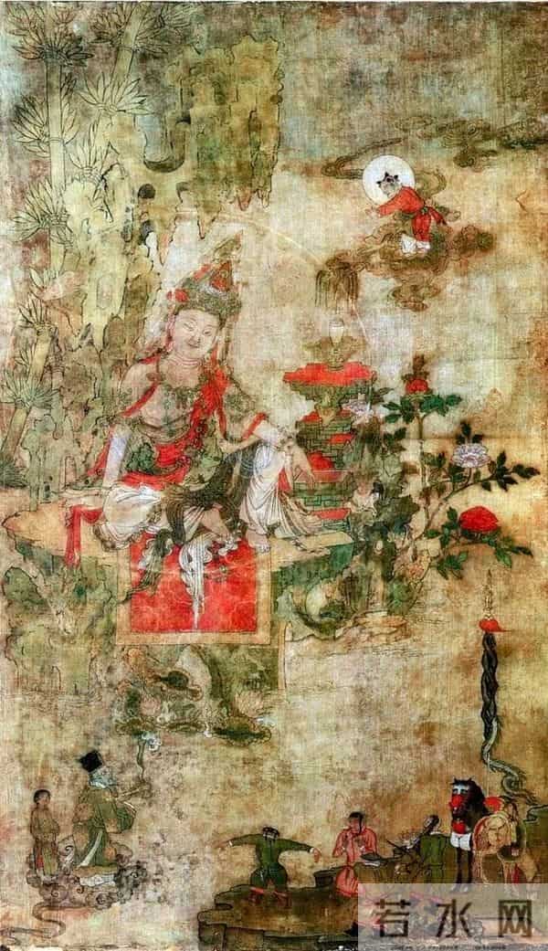 千江有水千江月，世界各大博物馆收藏的水月观音画像