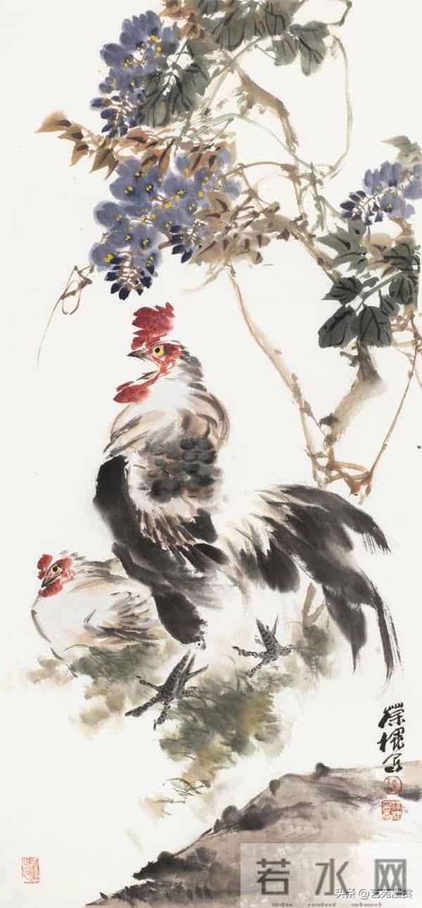 不愧是王雪涛的得意弟子，陈葆棣的花鸟差点儿撵上师父！