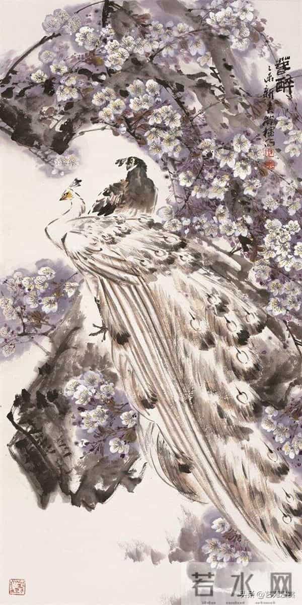 不愧是王雪涛的得意弟子，陈葆棣的花鸟差点儿撵上师父！