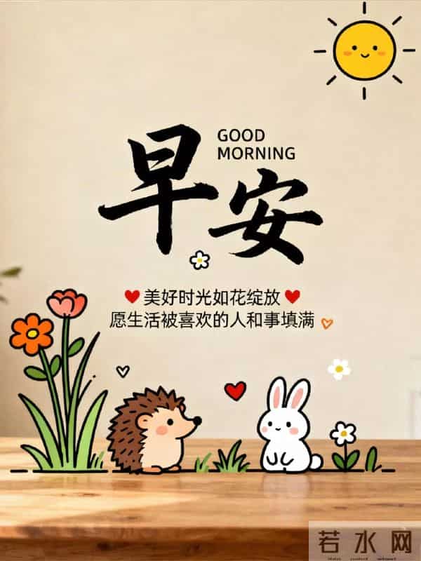 早上好早安祝福美图-冬藏福气，岁有余庆