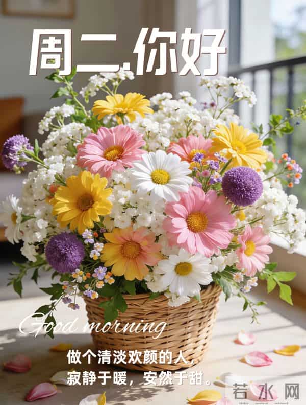 2025年12月16日周二早上好温馨问候语 早安图片 早安祝福精美图片