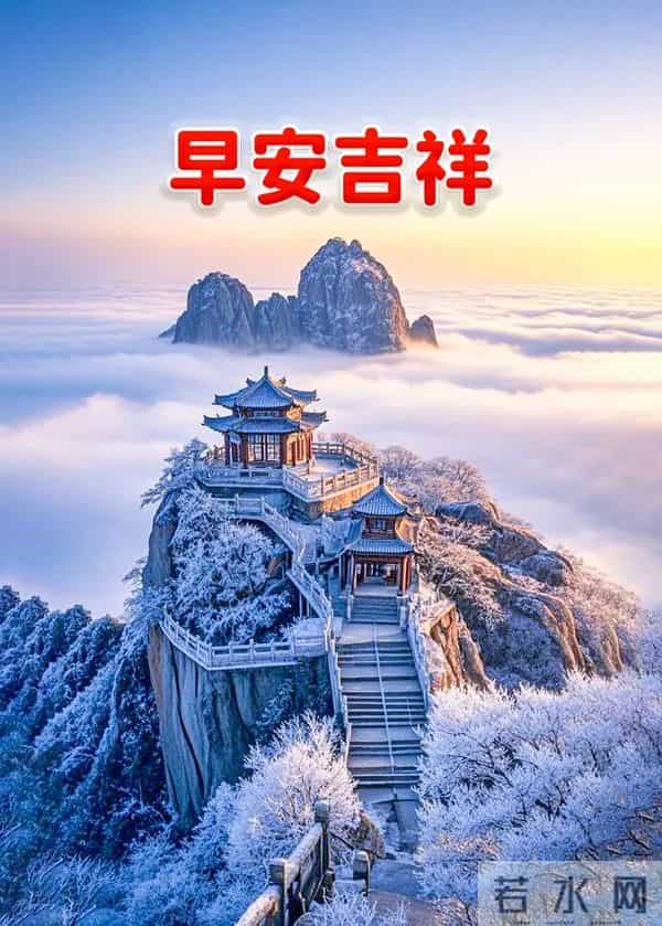 高清雪景美图，送上冬的早安祝福