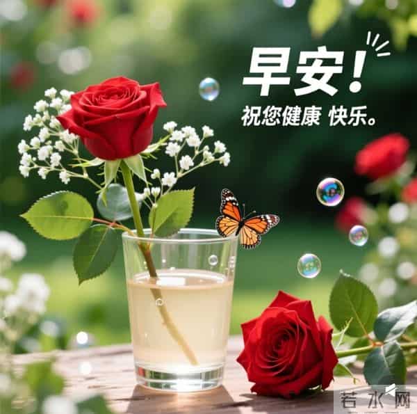一束玫瑰，一句暖心早安