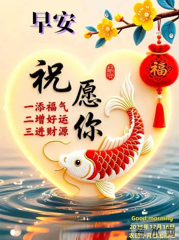 2025年12月16日周二早安！精彩创意祝福语、最新美图精选