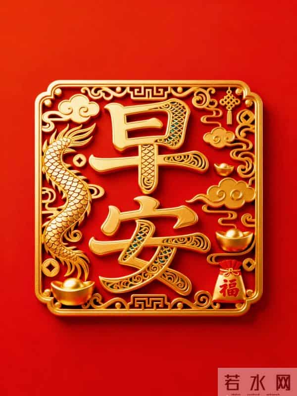 早安吉祥，新的一天好运相伴，十全十美，幸福安康