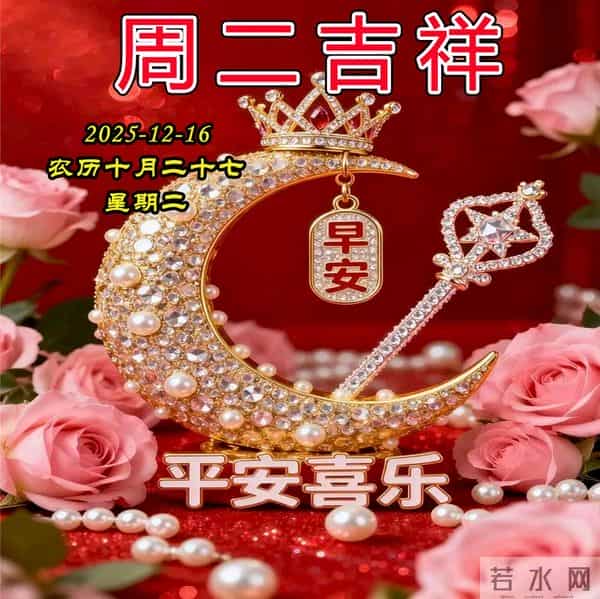 周二早安问候美图-健康是一生的期盼,开心是永远的伙伴