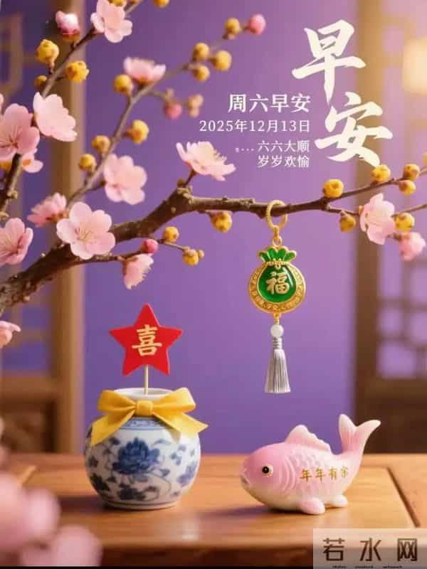 2025.12.15今日十月廿六——早上好，周一祝福问候语，早安图片