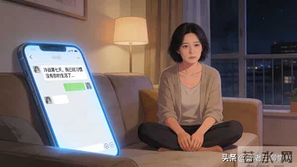 被老公冷战7天，我没吵没闹，只发了一条消息，他当晚就慌了
