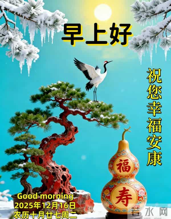 2025年12月16日周二早安！精彩创意祝福语、最新美图精选