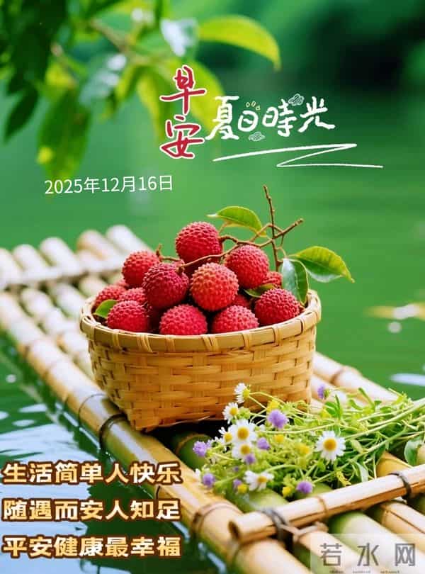 2025年12月16日早上好 早安周二愉快 早安精美美图温馨祝福语 早上好