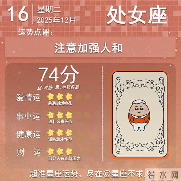 2025年12月16日十二星座运势