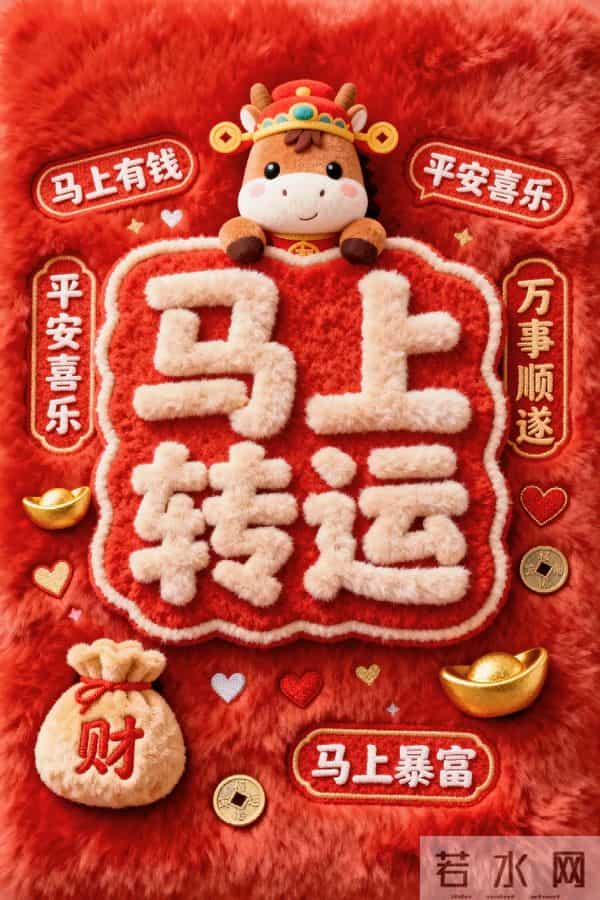 2026新年春节美好祝福语！愿我们一切都顺利！常安乐 喜常在！