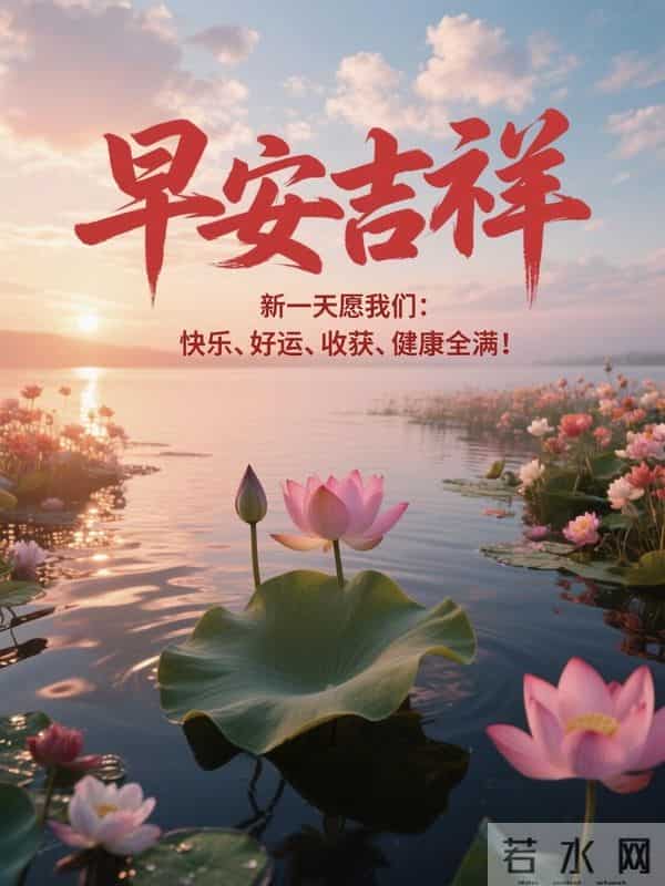 19句温馨早安祝福,晨光送暖入心怀,愿你岁岁无忧,四季安然