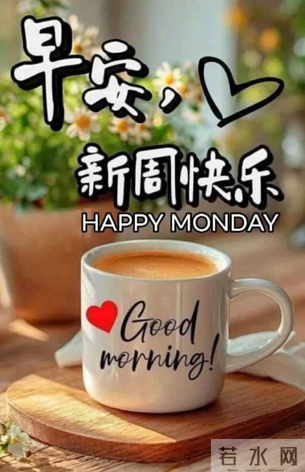 早安！新的一周，愿你的笑容比昨天更灿烂，生活比想象更美好！