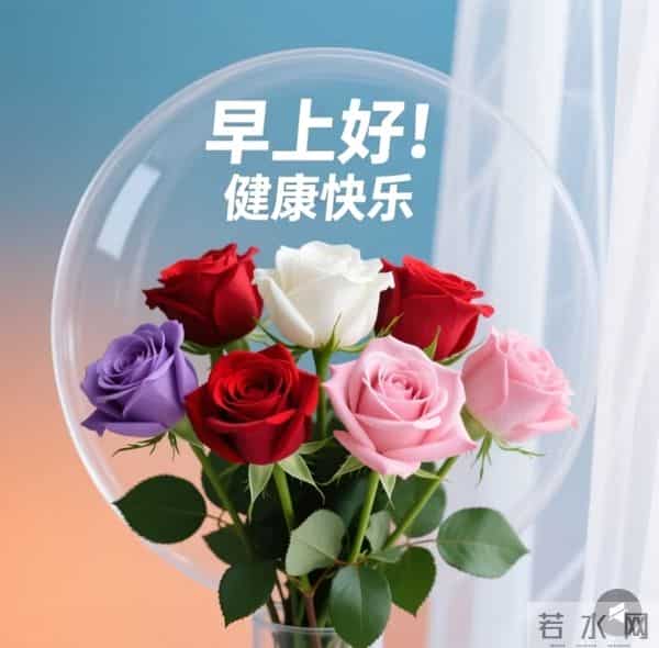 一束玫瑰，一句暖心早安