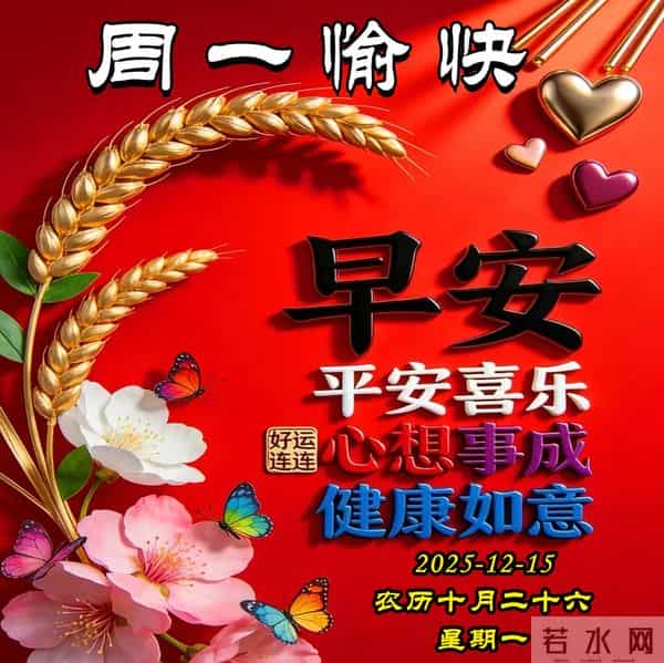 周一早安图片-笑口常开,童心不老,永远年轻