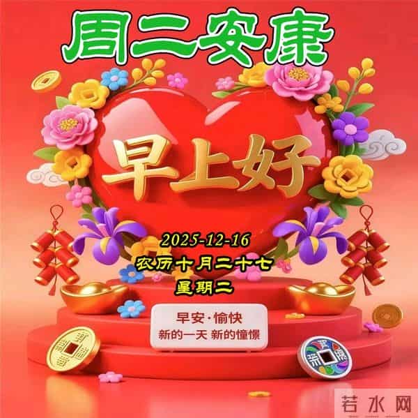 周二早安美图-日日送达的，是祝福；暖暖相伴的，是我们。