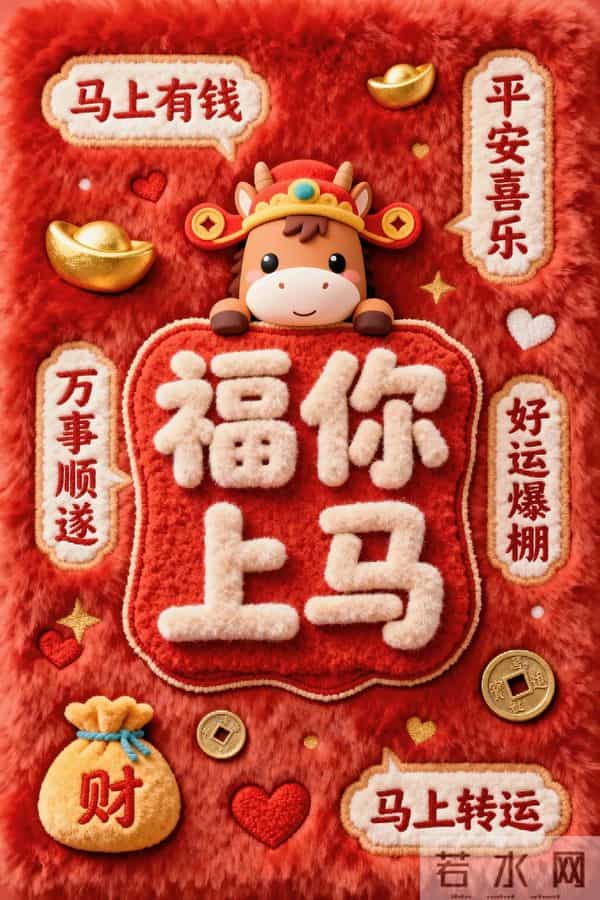 2026新年春节美好祝福语！愿我们一切都顺利！常安乐 喜常在！