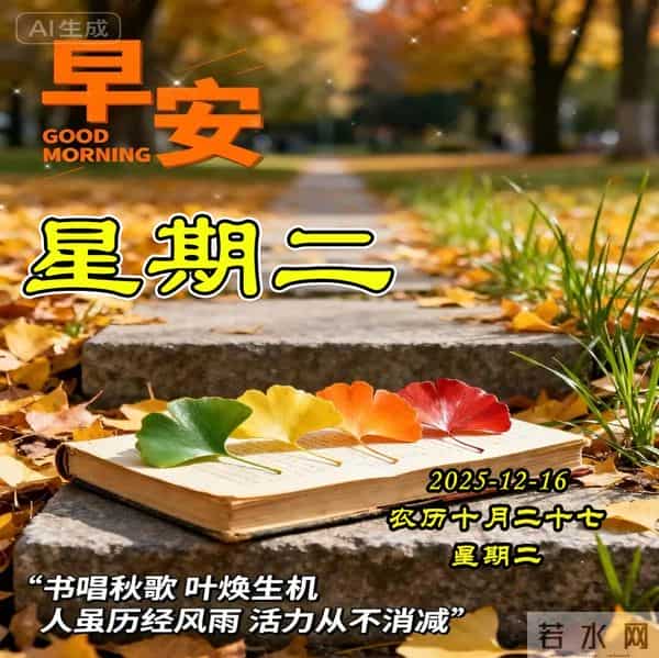 周二早安图片-安康是岁月的馈赠，笑容是不变的陪伴。