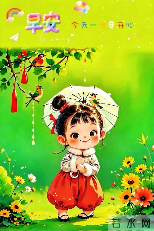 周二早安图片-盼你时时怀暖意，一路花开向朝阳！